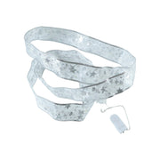 Close-up of multicolor LEDs on flexible ribbon light strip
