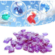 Detergent gel pods for effective stain removal