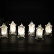 Decorative LED lantern candle showcasing safe flameless battery operated lighting