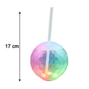 Lightweight glowing LED drink cup for indoor and outdoor celebrations