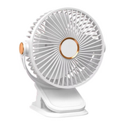 Folding desk fan with quiet operation for home and office