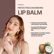 Opened In'lief hydrating lip balm for smooth, healthy lips