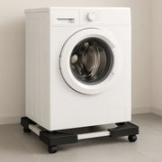 Heavy-duty washing machine riser with anti-vibration base for home use