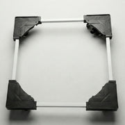 Adjustable appliance stand elevating a washing machine in a laundry area