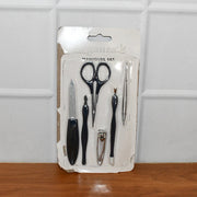 Portable manicure and pedicure grooming kit ready for travel