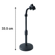 Size comparison of mobile phone holder stand