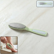 Dual sided pedicure foot file with ergonomic handle for effective foot care