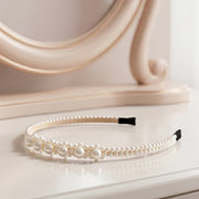 Fashionable pearl design headband for hair styling