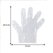 Plastic gloves in a pack, suitable for restaurants and food prep