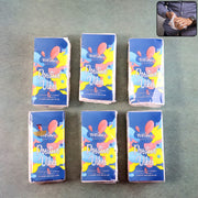 Premium pocket tissue pack showing ultra-soft facial tissues in individual packs