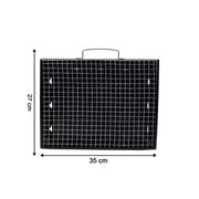 Stainless steel mesh BBQ grill suitable for outdoor use