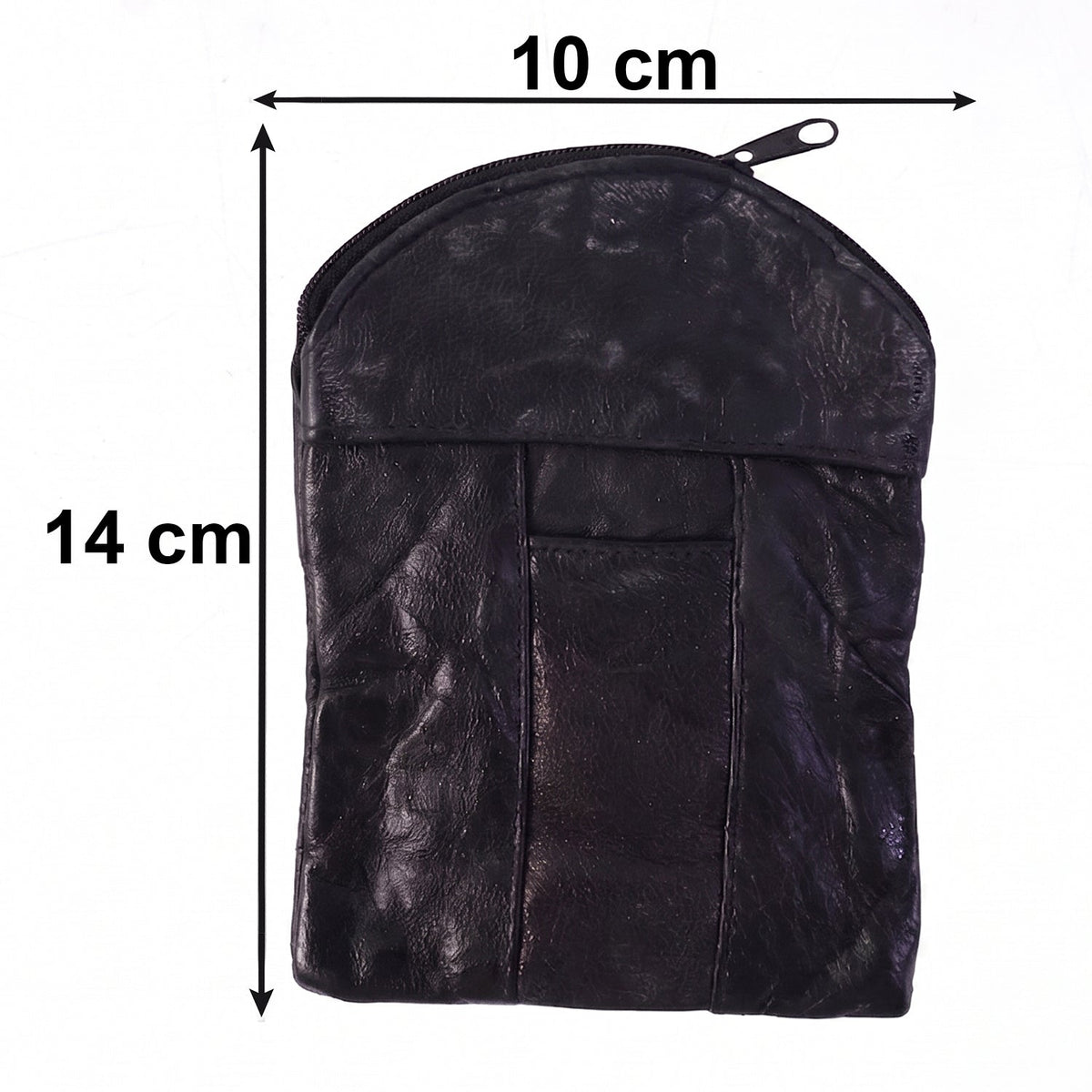 Versatile black mini pouch suitable for men and women for everyday use.