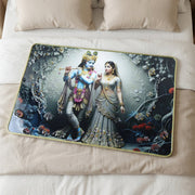 Divine Radha Krishna Wall Art Frame for spiritual ambiance