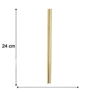 Length comparison image of 24 cm bamboo chopsticks