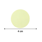 Floor protection felt pads with size guide