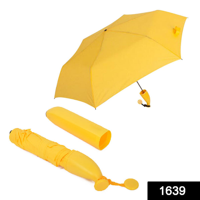 Banana Shaped Umbrella Mini Foldable UV Protection