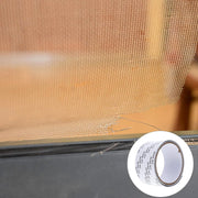 Fiberglass mesh repair tape designed for mosquito nets and screen repairs