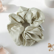 Comfortable fabric hair scrunchie with elastic for secure grip