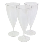 Supermom Plastic drinkware set featuring stylish transparent plastic glasses