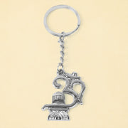 Trishul metal keychain with sturdy ring for keys
