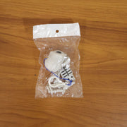 Skeleton doll keychain displayed as quirky bag charm