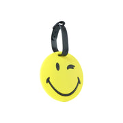 Colorful smiley luggage identifier tag