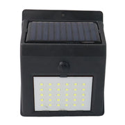Night time security with waterproof solar powered LED wall lamp