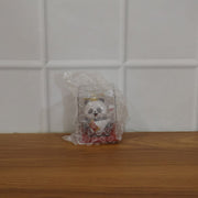 Funny moving panda collectible showing waving hand