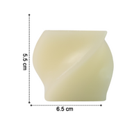 Square LED Flameless Candle with dimensions for size reference