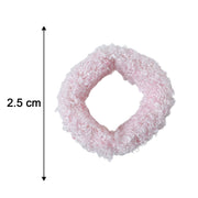 Size comparison of elastic hair bands