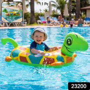 Turtle design kids swim ring pool float inflatable