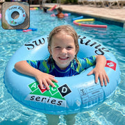 classic inflatable swim ring for children safety at pool