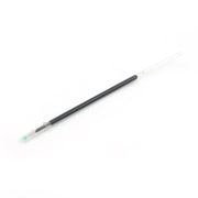 An InkGlow black pen refill shown against a white background, highlighting its sleek design.