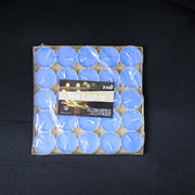 Mix color scented tea light candles set capturing soft glowing light
