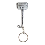 Rust-resistant finish on metal hammer shape keychain
