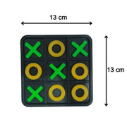 Size reference image showing dimensions of Classic Tic Tac Toe game board