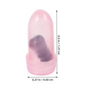 Size reference image of pink tire repair nail plugs