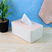 Tissue box holder rectangular shape storing paper napkins neatly