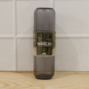 Portable reusable folding cup for travel kit