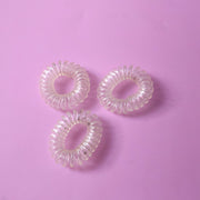 Clear plastic hair bands for casual and formal styles