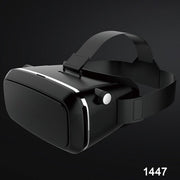 Person wearing the Fitnos VR Headset, showcasing its comfortable and ergonomic design.