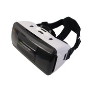 Virtual reality headset with ventilated front panel to prevent smartphone overheating