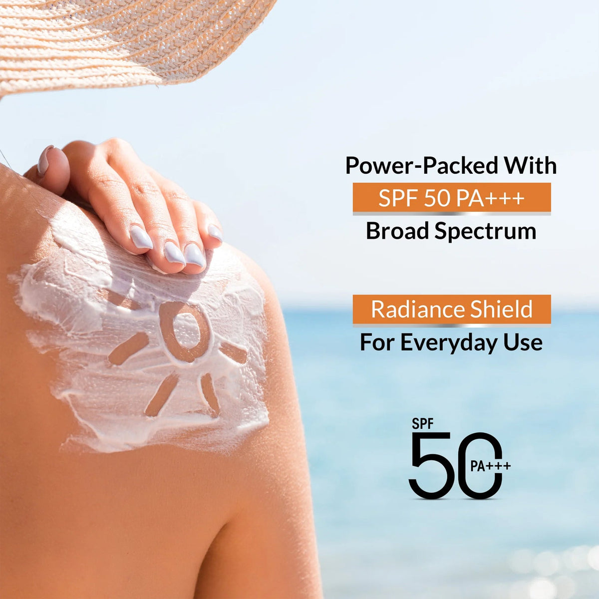 Lightweight sunscreen with Liquorice Extract to reduce dark spots