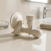 Durable plastic construction of wall-mounted liquid soap dispenser