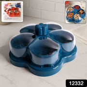 Elegant lotus design snack storage box ideal for dry fruits and nuts