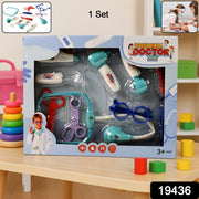 Children playing with Aditi medical role play kit and doctor accessories