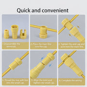 Pin tool demonstrating installation of wire connector