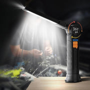 Hands-free LED task light attached via magnetic base