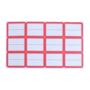 Office writable label sheets to label folders and office supplies