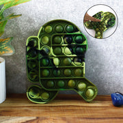 Premium cartoon shape silicone Pop It Fidget Toy designed for stress relief